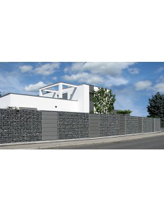 PANOOSTONE élément de base HAUTEUR 164 CM sur platines, Maille 2,5/20