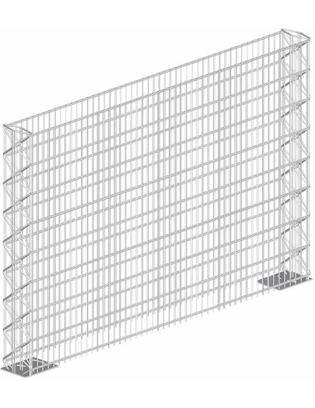 PANOOSTONE élément de base HAUTEUR 164 CM sur platines, Maille 5/20 cm