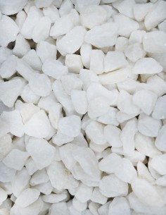 Concassé de Marbre Blanc Pur 12/18mm - Sac de 20 kilos 2