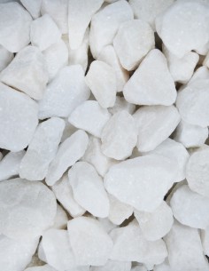 Concassé de Marbre Blanc Pur 18/30mm - Sac de 20 kilos 2