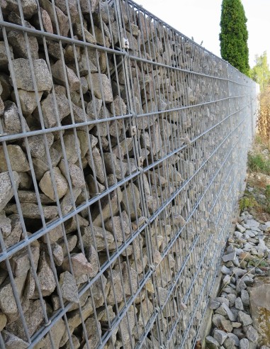 PANOOSTONE élément de base HAUTEUR 123 CM à bétonner, Maille 2,5/20 cm