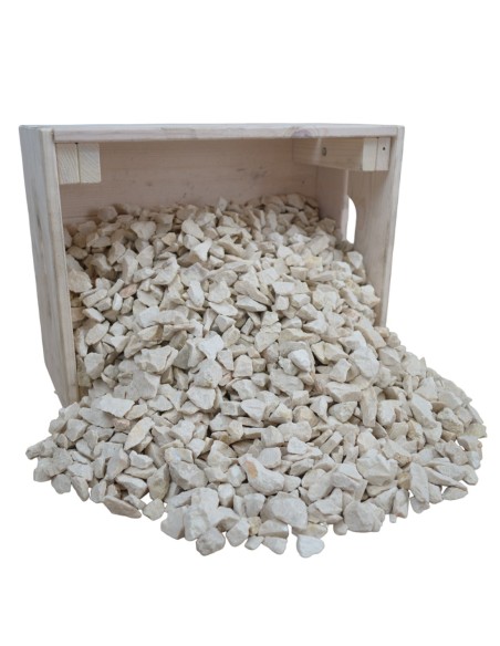 Concassé de Marbre Ivoire 13/20mm - Sac de 20 kilos