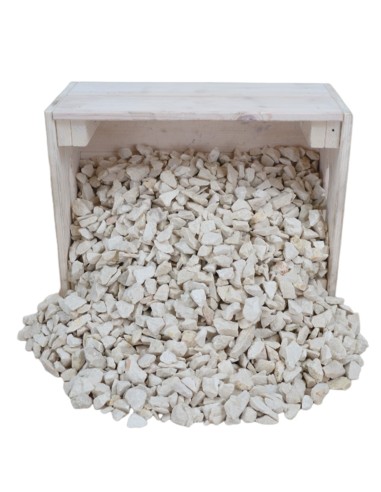 Concassé de Marbre Ivoire 13/20mm - Sac de 20 kilos