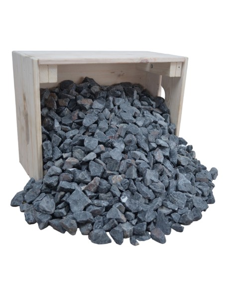 Concassé de Marbre Noir 18/30mm - Sac de 20 kilos Concassé de Marbre Noir 18/30mm - Sac de 20 kilos