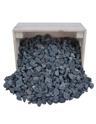 Concassé de Marbre Noir 18/30mm - Sac de 20 kilos