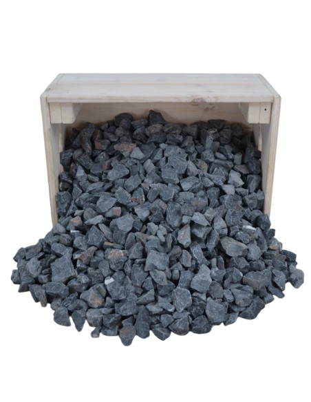 Concassé de Marbre Noir 18/30mm - Sac de 20 kilos Concassé de Marbre Noir 18/30mm - Sac de 20 kilos