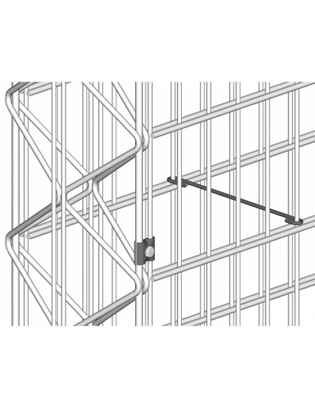 PANOOSTONE élément de base HAUTEUR 83 CM à bétonner, Maille 5/20 cm