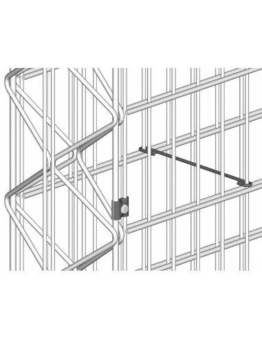PANOOSTONE élément de base HAUTEUR 163 CM à bétonner, Maille 5/20 cm