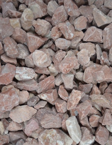 Concassé de Marbre Rouge 20/30mm - Sac de 20 kilos