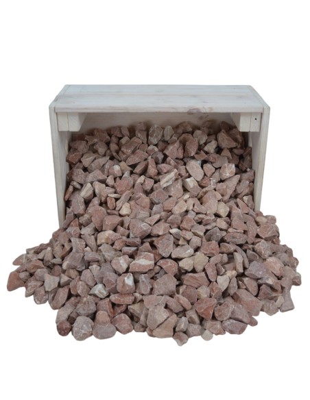 Concassé de Marbre Rouge 20/30mm - Sac de 20 kilos