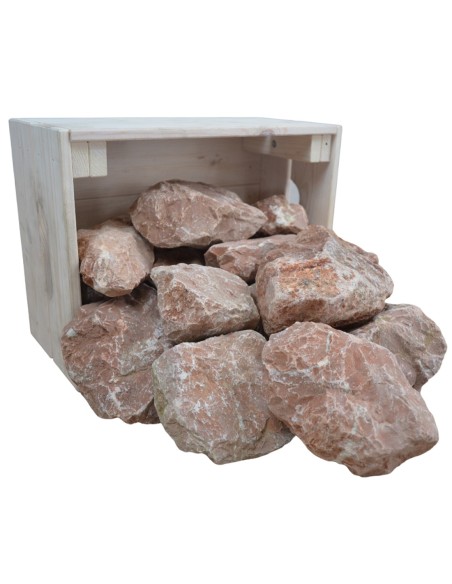 Concassé de Marbre Rouge 60mm et Plus - Sac de 20 kilos