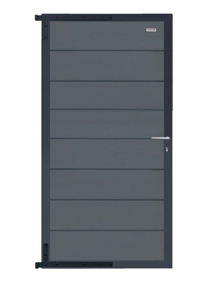 Porte Eléphant 180x90 cm Anthracite