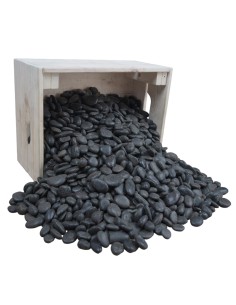 Galets de Basalte Noir 15/25mm - Sac de 10 kilos