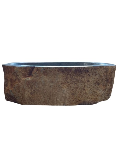 Baignoire en pierre de rivière 190x110cm H.60cm