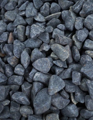 Galets de Calcaire Noir 10/20mm - Sac de 20 kilos