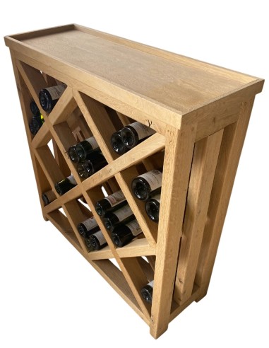 Meuble Casier à bouteilles en Chêne Ancien (Sur-Mesure)