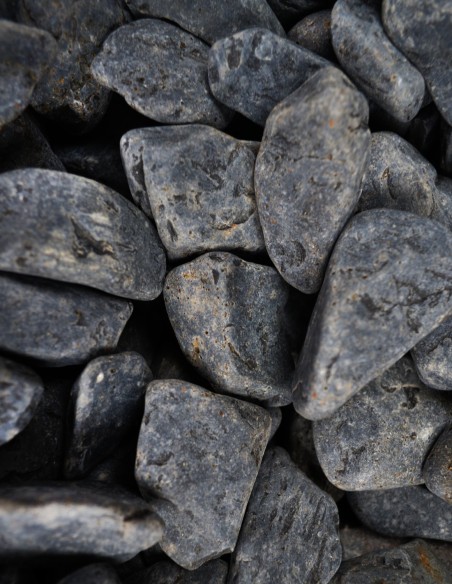 Galets de Calcaire Noir 20/40mm - Sac de 20 kilos