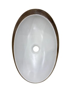 Vasque en céramique "COCO" 49x31x15 cm 2