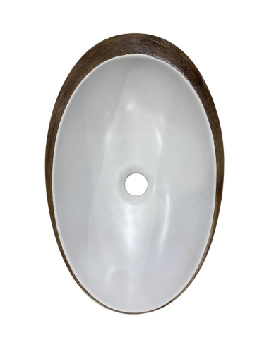 Vasque en céramique "COCO" 49x31x15 cm