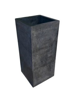 Vasque sur Pied Carrée en Marbre Noir 40x40x90 cm