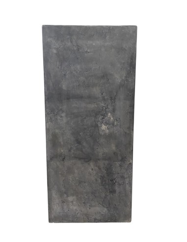 Vasque sur Pied Carrée en Marbre Noir 40x40x90 cm