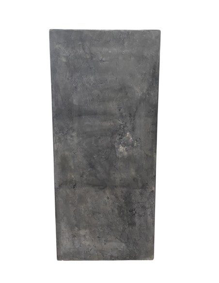 Vasque sur Pied Carrée en Marbre Noir 40x40x90 cm