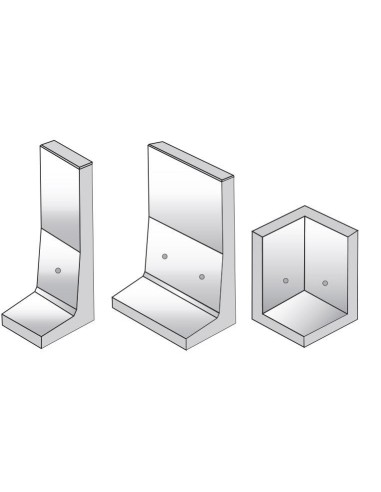 Mur de Soutènement en L en Béton Armé  Largeur 99 cm Hauteur 155 cm