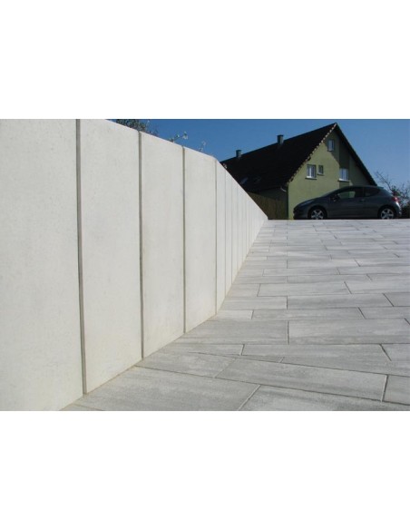 Mur de Soutènement en L en Béton Armé  Largeur 99 cm Hauteur 155 cm