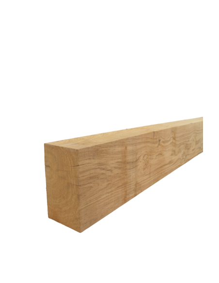 Traverse Neuve Chêne Naturel 250cm - section 24/14 cm.
