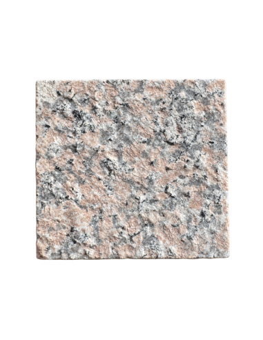 Dalle en Granit Rose 40x40x3 cm Flammée