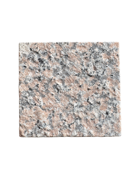 Dalle en Granit Rose 40x40x3 cm Flammée