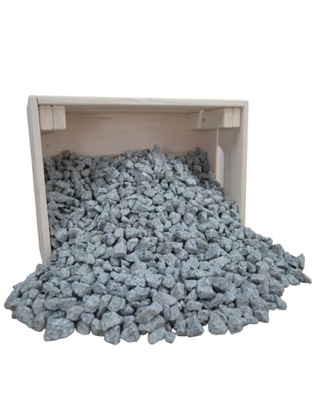 Concassé de Granit Gris Bleu 8/16mm - Sac de 20 kilos