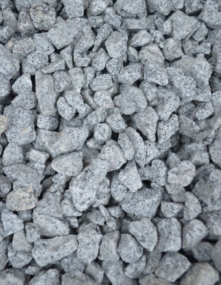 Concassé de Granit Gris Bleu 8/16mm - Sac de 20 kilos