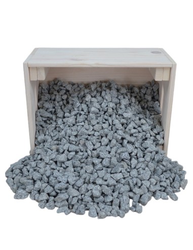 Concassé de Granit Gris Bleu 8/16mm - Sac de 20 kilos