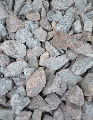 Concassé de Granit Gris Brun 20/40mm - Sac de 20 kilos