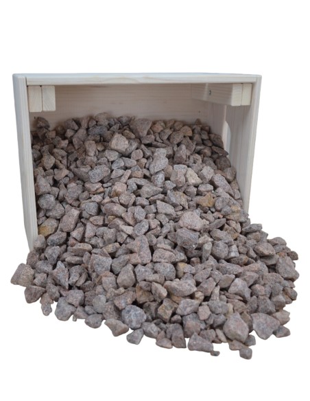 Concassé de Granit Rose 10/20mm - Sac de 20 kilos