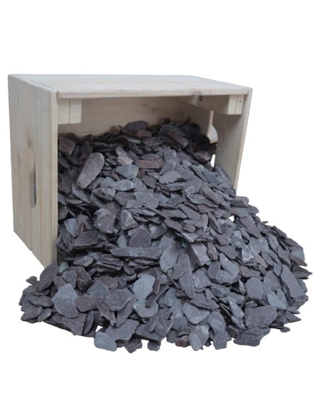 Paillette d'Ardoise Violette Verte 10/40mm - Sac de 20 kilos