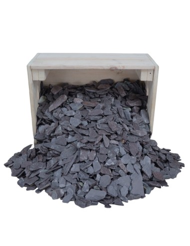 Paillette d'Ardoise Violette Verte 10/40mm - Sac de 20 kilos