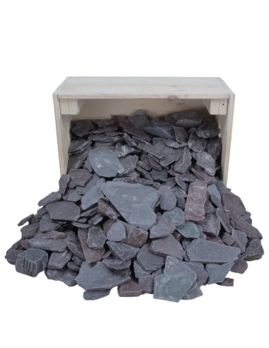 Paillette d'Ardoise Violette Verte 40/60mm -Sac de 20 kilos