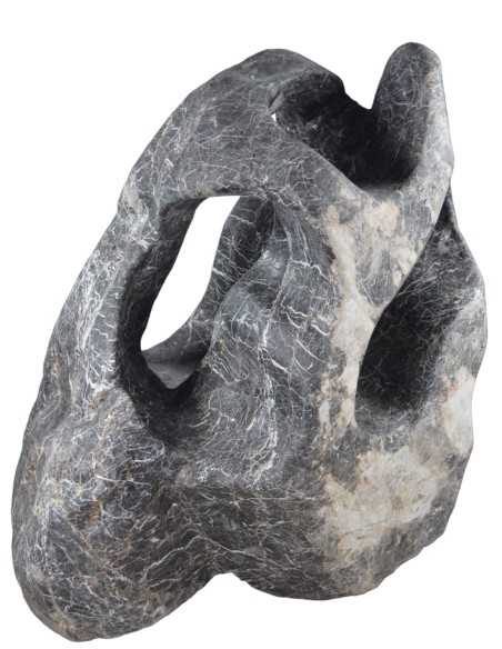 Sculpture en Marbre Noir d'Exception