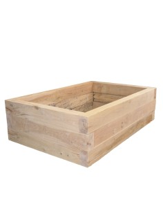 Bac à Potager en traverses Chêne neuve 272x142x60 cm 2