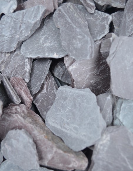 BIG BAG 1 tonne - Paillette d'Ardoise Violette Verte 40/60mm