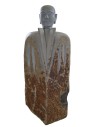 Sculpture homme en Basalte 123 cm