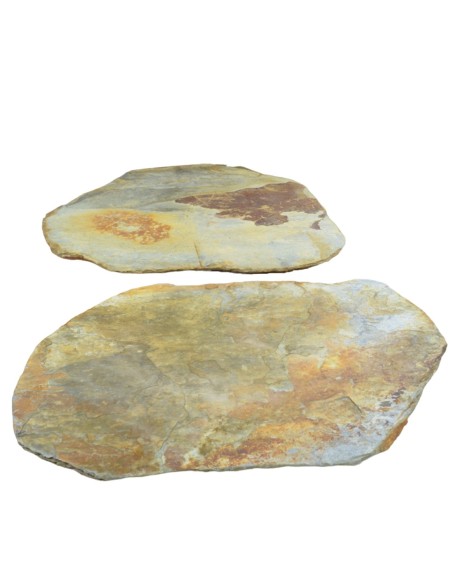 Pas japonais en Ardoise de Rio Multicolore GRAND FORMAT