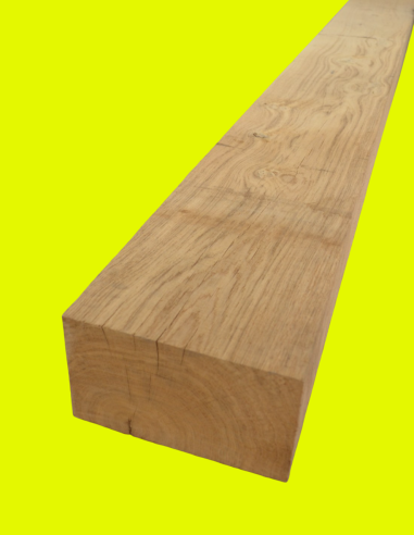 Traverse Neuve Chêne Naturel 180 cm - section 22/13 cm.