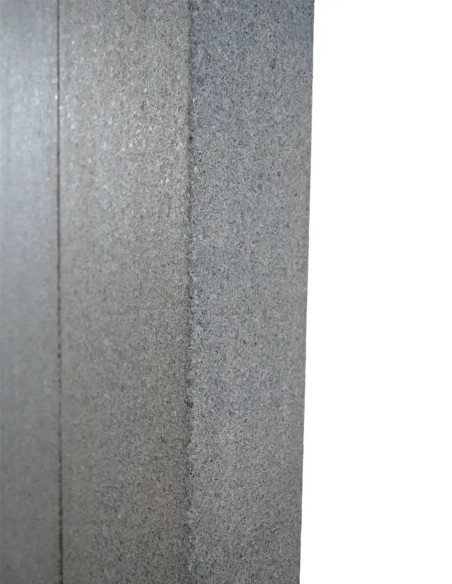 Palissade en Granit Gris Foncé Flammée angles chanfreinés 150x20x12 cm