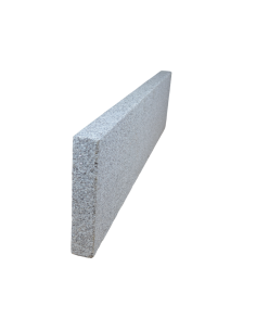 Bordure de jardin en Granit Gris Clair Claro Sciée Flammée 100x25x5 cm