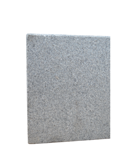 Bordure de jardin en Granit Gris Foncé Sciée Flammée 100x25x5 cm