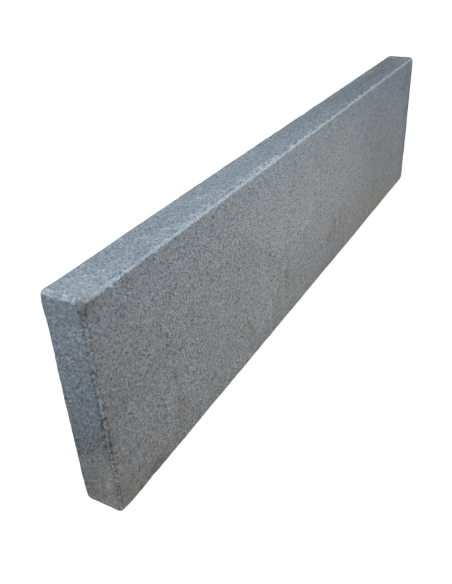 Bordure de jardin en Granit Gris Foncé Sciée Flammée 100x25x5 cm