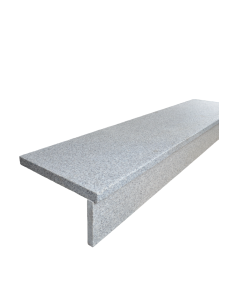 Margelle d'Escalier en Granit gris clair 100/35/3 CM dessus flammé